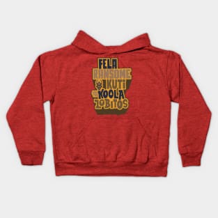 Legendary Afrobeat: Fela Kuti & Koola Lobitos Kids Hoodie